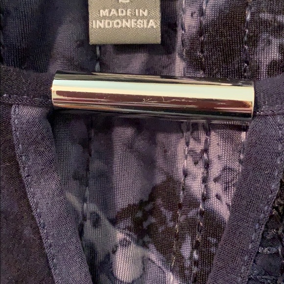 JM Collection Sequin Tie-Dyed blouse - Picture 5 of 5